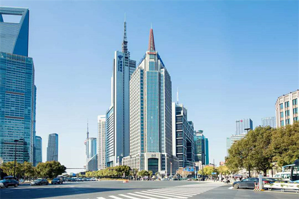浦发大厦豪华大堂实景
